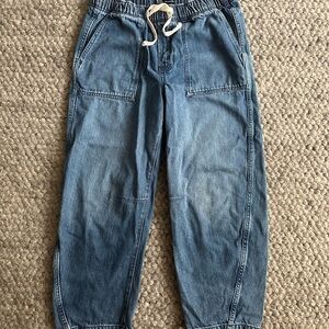 GAP Blue Denim Elastic Waist Pants